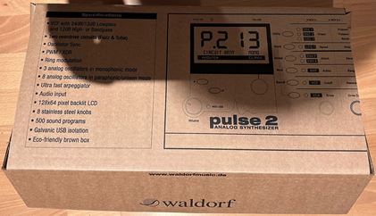 Waldorf-Pulse 2 blue limited edition